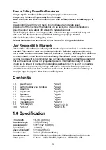 Preview for 4 page of Holzstar HBS 400 Operating Instructions Manual