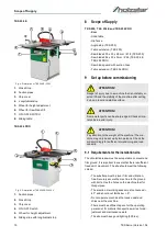 Предварительный просмотр 10 страницы Holzstar TKS 200 Instruction Manual