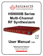 Holzworth Instrumentation HS9000B Series User Manual preview