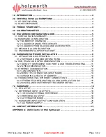 Preview for 3 page of Holzworth Instrumentation HSX Series User Manual