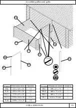 Preview for 4 page of Holzwurm GERA ADDITION Assembly Instructions Manual