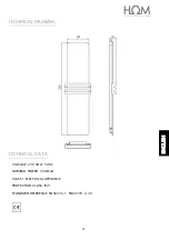 Предварительный просмотр 11 страницы HOM ELYSIR D Instructions Manual