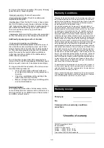 Preview for 11 page of Homa C 225 WA Installation And Operation Instruction Manual