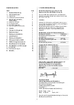 Preview for 3 page of Homa Chromatic C 239 WE Original Instruction Manual