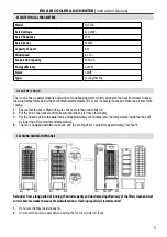 Предварительный просмотр 5 страницы Homa HMC-8419R Instruction Manual