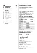 Preview for 3 page of Homa Saniflux V Series Original Instruction Manual