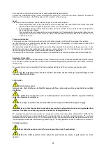 Preview for 26 page of Homa SaniQ Plus Series Instructions Manual