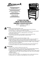 Preview for 1 page of Homak BG07027624 Owner'S And Operator'S Manual