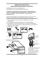 Preview for 4 page of Homak BG07027624 Owner'S And Operator'S Manual