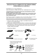 Preview for 6 page of Homak BK02010720 Owner'S And Operator'S Manual