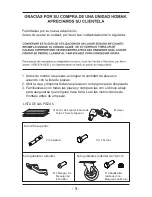 Preview for 9 page of Homak BK02036081 Owner'S And Operator'S Manual