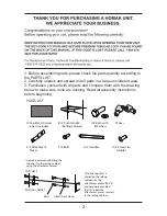 Предварительный просмотр 2 страницы Homak BK04060064 Owner'S And Operator'S Manual