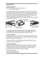 Предварительный просмотр 6 страницы Homak BK06032000 Owner'S And Operator'S Manual