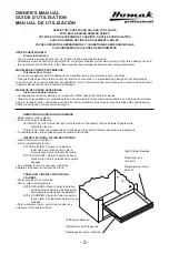 Preview for 2 page of Homak BL02027052 Owner'S Manual