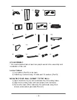 Preview for 3 page of Homak GS00605204 Owner'S And Operator'S Manual