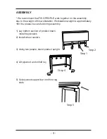 Предварительный просмотр 3 страницы Homak GS00659131 Owner'S And Operator'S Manual