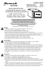 Homak HS10036683 Owner'S Manual & Operating Instructions preview