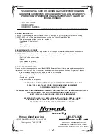 Preview for 12 page of Homak HS30120140 Owner'S Manual