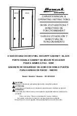 Preview for 1 page of Homak HS30136028 Owner'S Manual & Operating Instructions