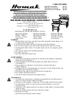 Homak RD00820310 Owner'S Manual & Operating Instructions preview