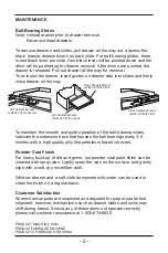 Preview for 5 page of Homak RS PRO COMBO Owner'S Manual & Operating Instructions