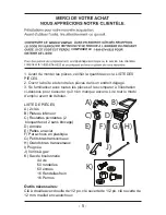 Предварительный просмотр 7 страницы Homak SS06035044 Owner'S And Operator'S Manual