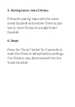 Preview for 5 page of HOMBLI Smart Doorbell Chime Quick Start Manual