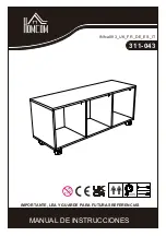 Предварительный просмотр 1 страницы HOMCOM 311-043 Assembly Instructions Manual