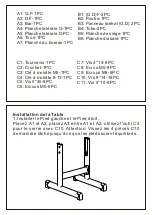 Preview for 4 page of HOMCOM 312-065 Assembly Instruction Manual