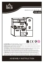 Предварительный просмотр 1 страницы HOMCOM 350-082 Assembly Instruction Manual