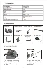 Preview for 2 page of HOMCOM 370-138 Installation & Operation Manual