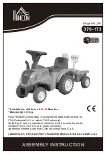 Предварительный просмотр 1 страницы HOMCOM 370-173 Assembly Instruction Manual