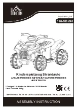 Предварительный просмотр 1 страницы HOMCOM 370-189V90 Assembly Instruction Manual