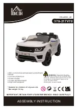 HOMCOM 370-217V70 Assembly Instruction Manual предпросмотр