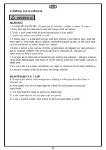 Preview for 3 page of HOMCOM 371-033 Assembly Instruction Manual