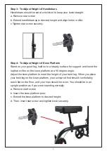 Предварительный просмотр 8 страницы HOMCOM 712-046 Assembly & Instruction Manual