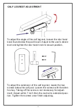 Предварительный просмотр 18 страницы HOMCOM 712-048 Assembly & Instruction Manual