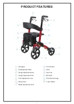 Предварительный просмотр 3 страницы HOMCOM 712-050 Assembly & Instruction Manual