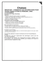 Предварительный просмотр 3 страницы HOMCOM 713-094V90 Assembly & Instruction Manual