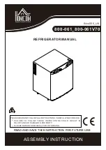 HOMCOM 800-061 Assembly Instruction Manual preview