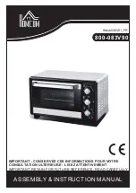 Предварительный просмотр 1 страницы HOMCOM 800-083V90 Assembly & Instruction Manual