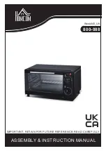 Предварительный просмотр 1 страницы HOMCOM 800-088 Assembly & Instruction Manual