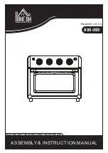 Preview for 1 page of HOMCOM 800-095 Assembly & Instruction Manual