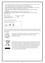 Preview for 10 page of HOMCOM 800-102V70 Assembly & Instruction Manual