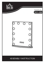 HOMCOM 831-329 Assembly Instruction предпросмотр