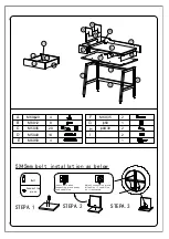 Preview for 3 page of HOMCOM 833-408 Assembly Instructions Manual