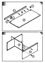 Предварительный просмотр 9 страницы HOMCOM 835-471 Assembly & Instruction Manual