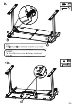 Предварительный просмотр 10 страницы HOMCOM 836-499 Assembly & Instruction Manual