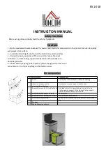 HOMCOM 851-018 Instruciton Manual предпросмотр