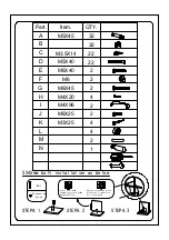 Предварительный просмотр 4 страницы HOMCOM 920-036BK Assembly Instructions Manual